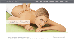 Desktop Screenshot of beaute-noirmoutier.com