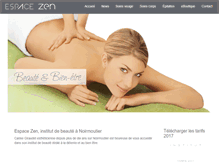 Tablet Screenshot of beaute-noirmoutier.com